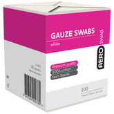 Aero Healthcare AEROSWAB Non-Sterile White Gauze Swab 7.5 x 7.5cm Pack/100 (8PLY)